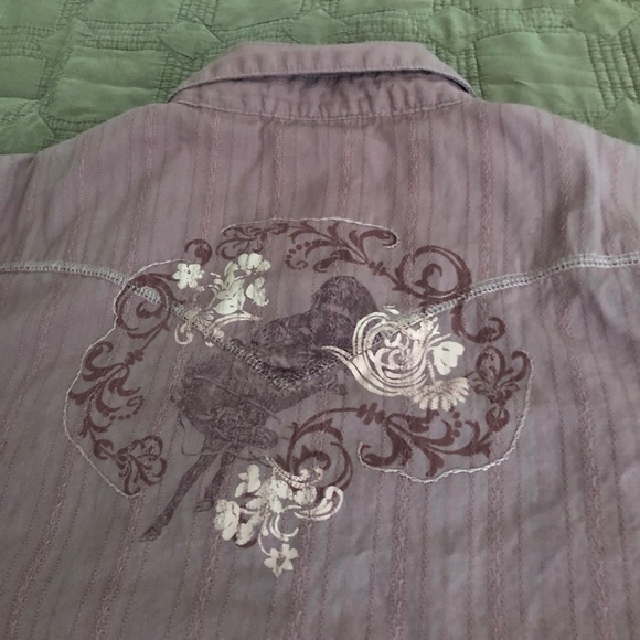 Wrangler Western Snap Button Down Shirt - Picture 3 of 10